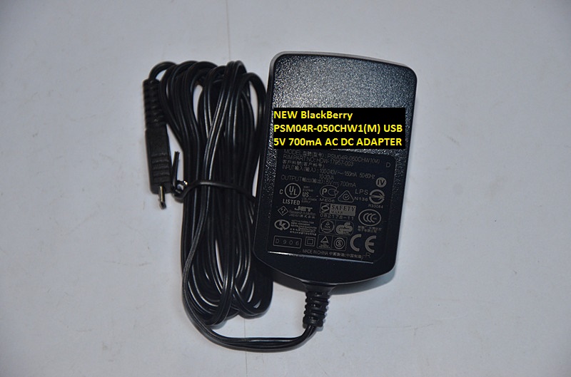 NEW 5V 700mA BlackBerry PSM04R-050CHW1(M) USB AC DC ADAPTER Special output USB interface